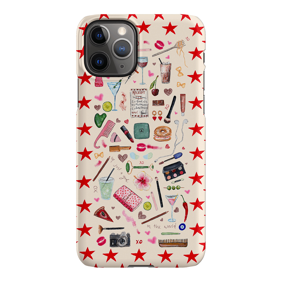 Just A Girl Printed Phone Cases iPhone 11 Pro / Snap by BG. Studio - The Dairy