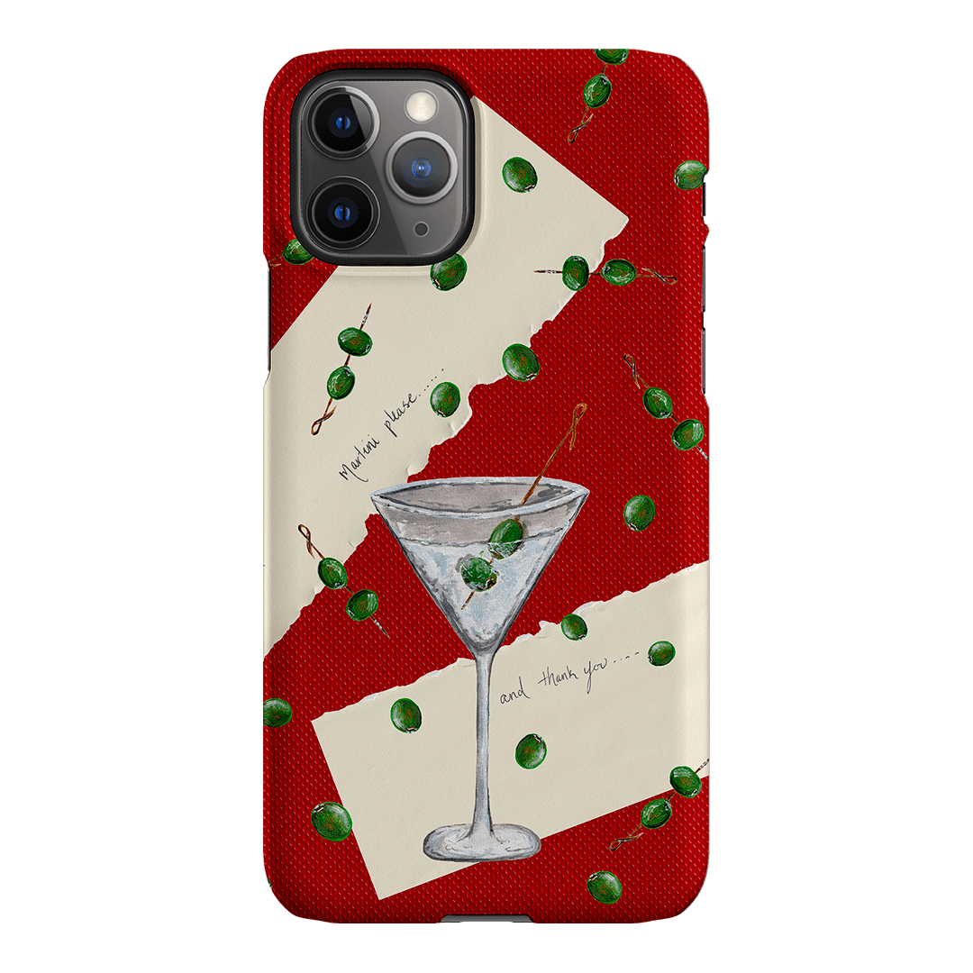 Martini Please Printed Phone Cases iPhone 11 Pro / Snap by BG. Studio - The Dairy