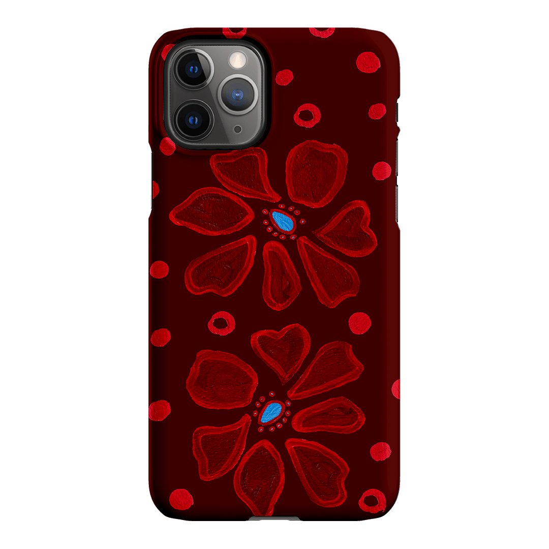 Painted Petal Rouge Printed Phone Cases iPhone 11 Pro / Snap by BG. Studio - The Dairy