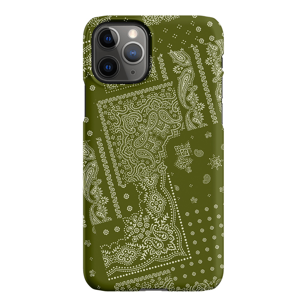 Paisley Fern Printed Phone Cases iPhone 11 Pro / Snap by The Dairy - The Dairy