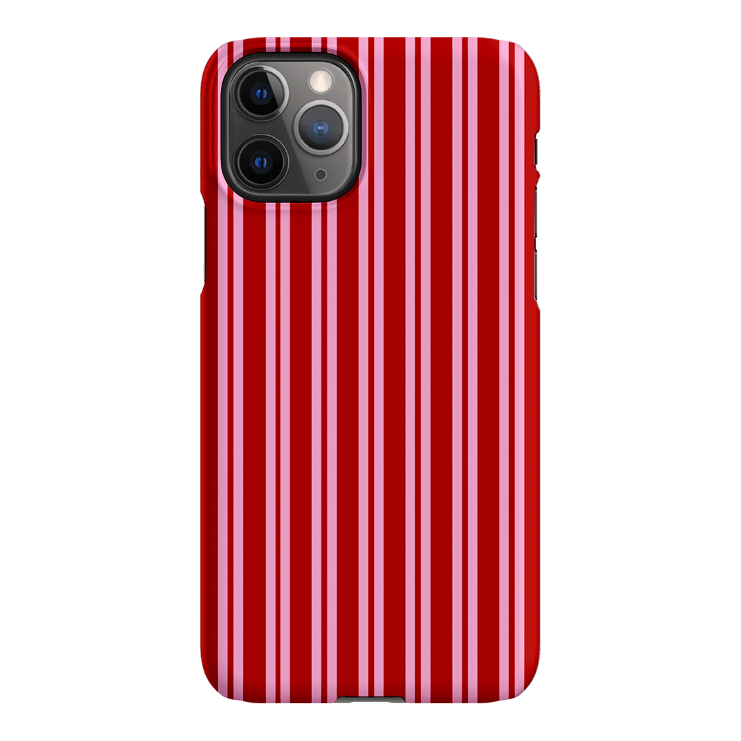 Punch Stripes Printed Phone Cases iPhone 11 Pro / Snap by The Dairy - The Dairy