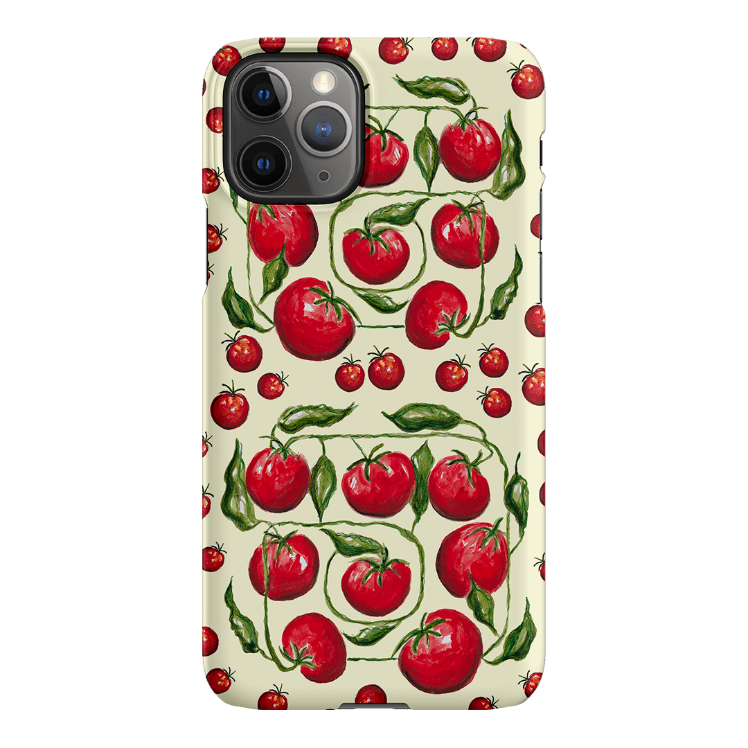 Red Tomatoes Printed Phone Cases iPhone 11 Pro / Snap by BG. Studio - The Dairy