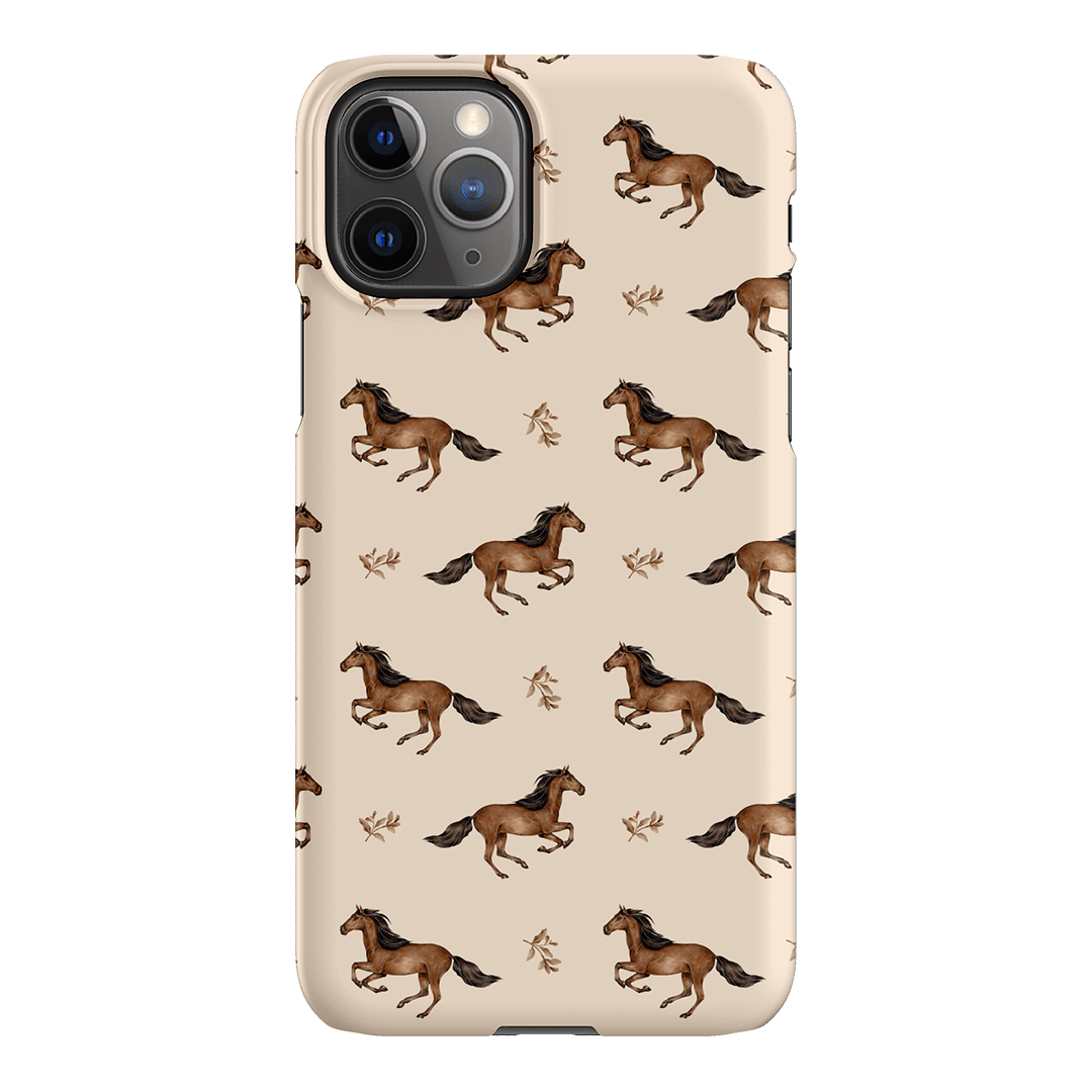 Running Horse Printed Phone Cases iPhone 11 Pro / Snap by Kasiags Art - The Dairy