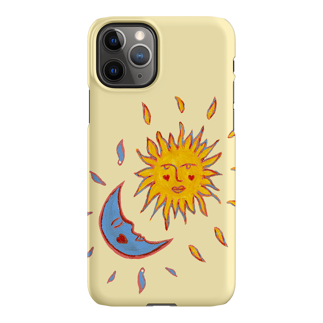 Sun & Moon Yellow Printed Phone Cases iPhone 11 Pro / Snap by BG. Studio - The Dairy