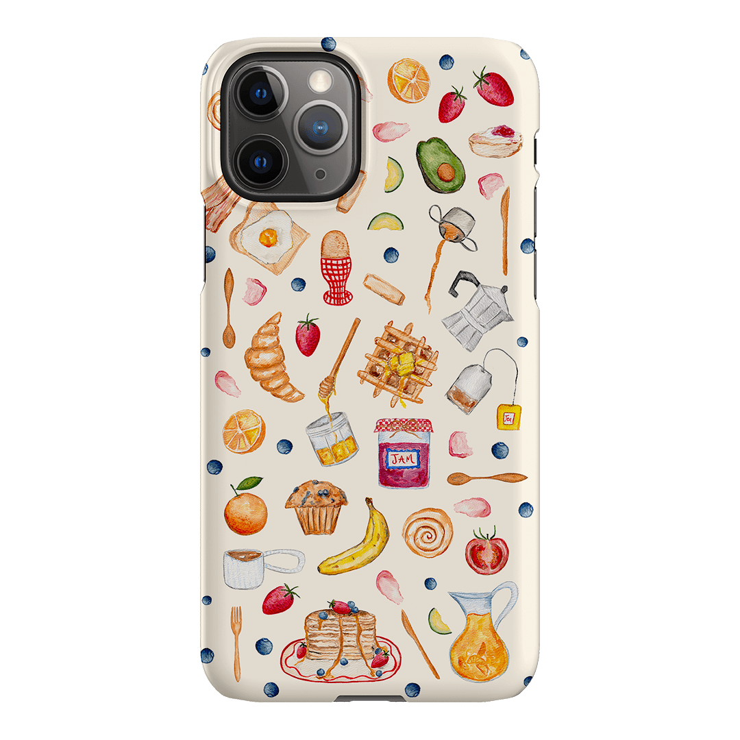 Sunday Breakfast Printed Phone Cases iPhone 11 Pro / Snap by BG. Studio - The Dairy