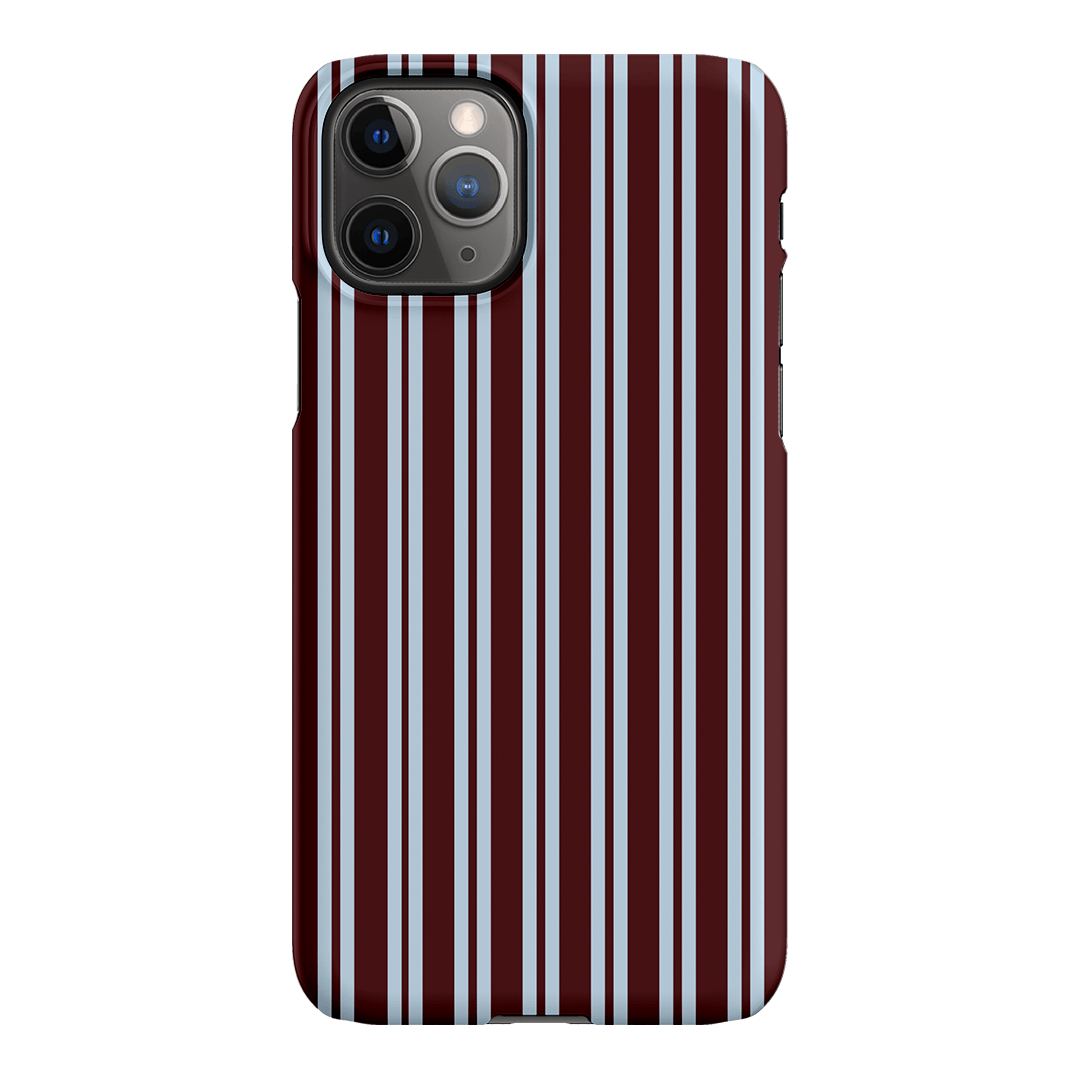 Varsity Stripes Printed Phone Cases iPhone 11 Pro / Snap by The Dairy - The Dairy