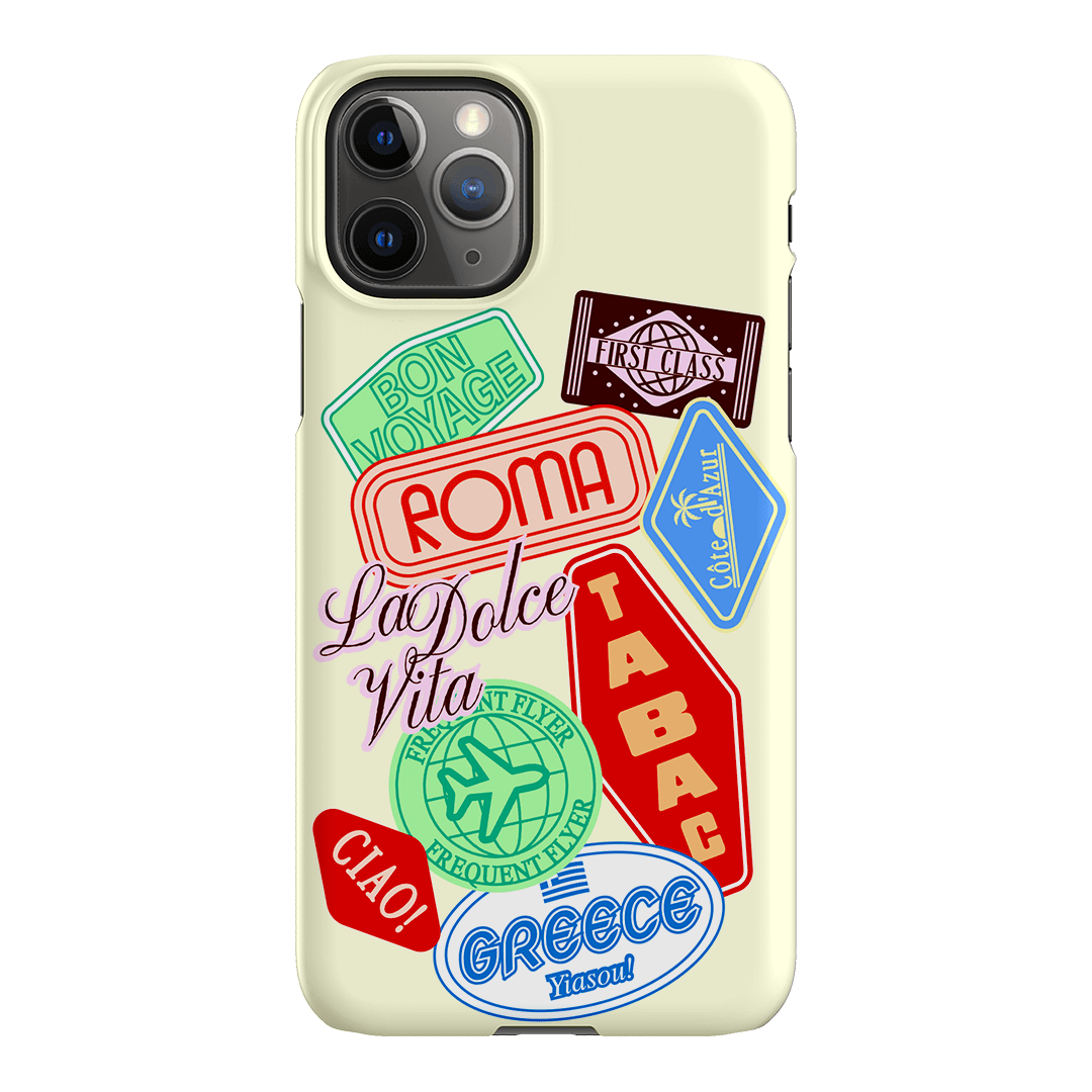 Well Travelled Printed Phone Cases iPhone 11 Pro / Snap by The Dairy - The Dairy