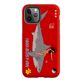 1800-Busy Rn in Red Printed Phone Cases iPhone 11 Pro / Armoured by Easty Beasty - The Dairy