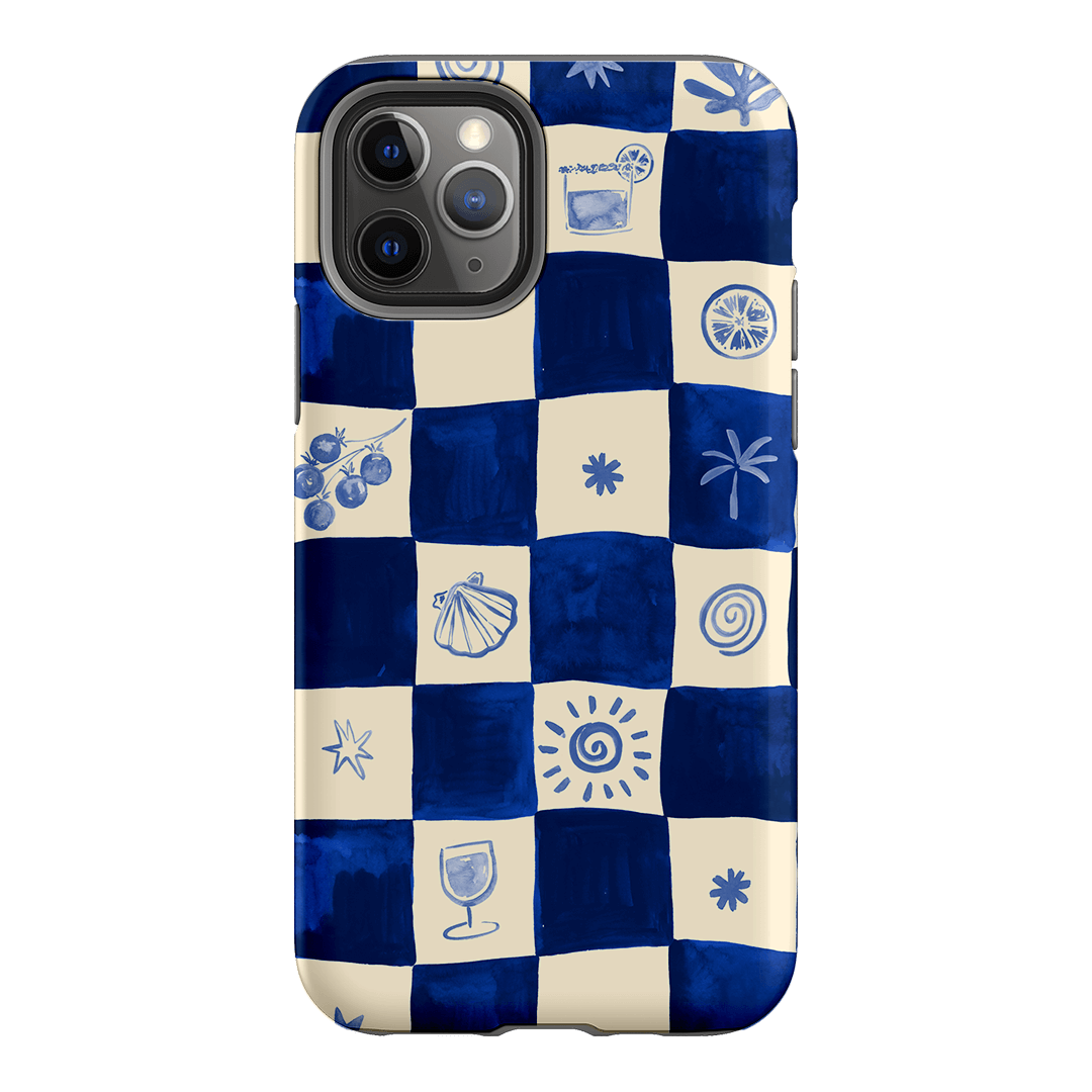 Afternoon Mezze Azure Printed Phone Cases iPhone 11 Pro / Armoured by Charlie Taylor - The Dairy