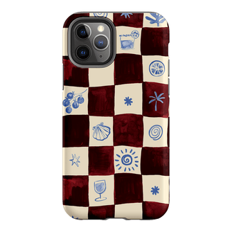 Afternoon Mezze Maroon Printed Phone Cases iPhone 11 Pro / Armoured by Charlie Taylor - The Dairy