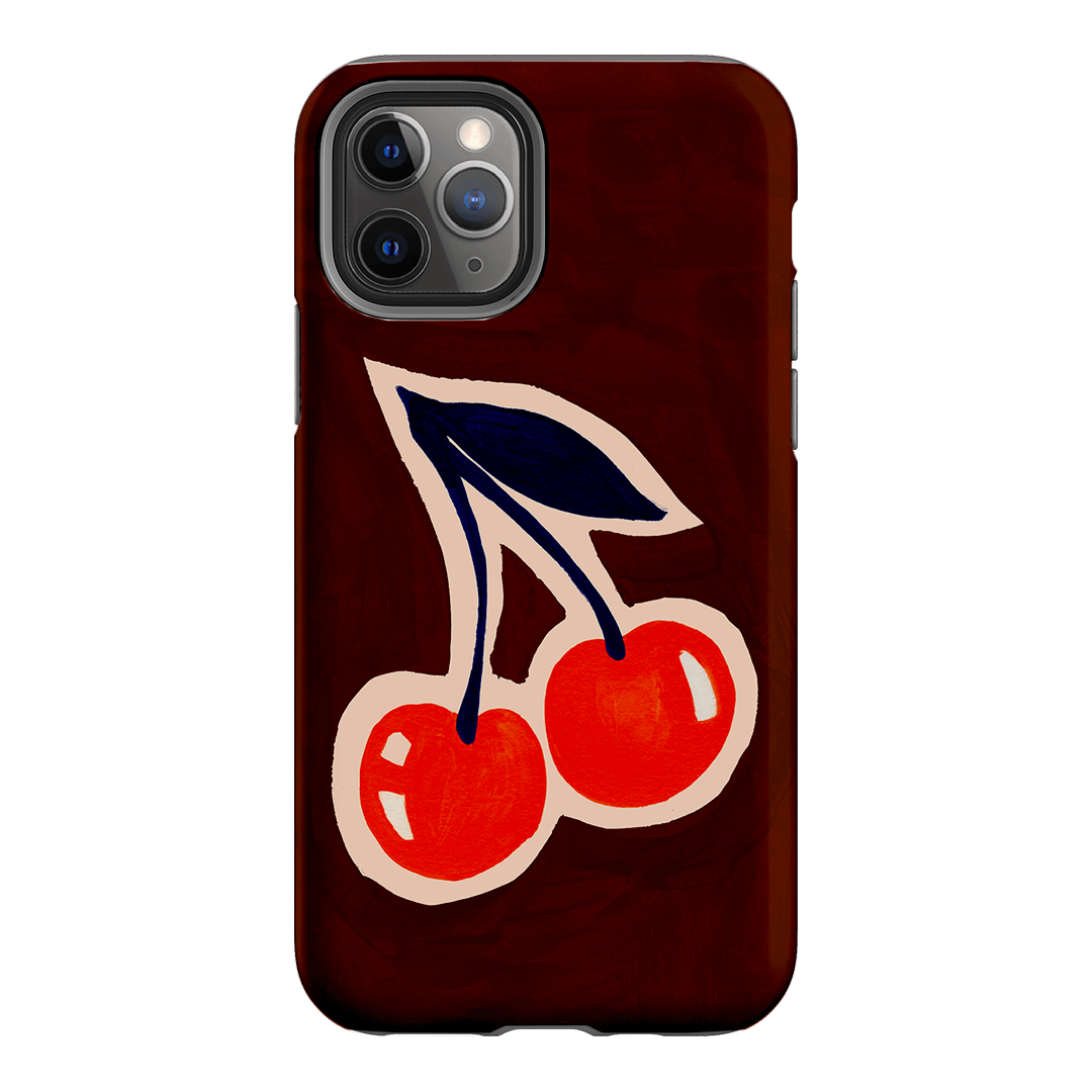 Cherries Printed Phone Cases iPhone 11 Pro / Armoured by Studio Bon - The Dairy