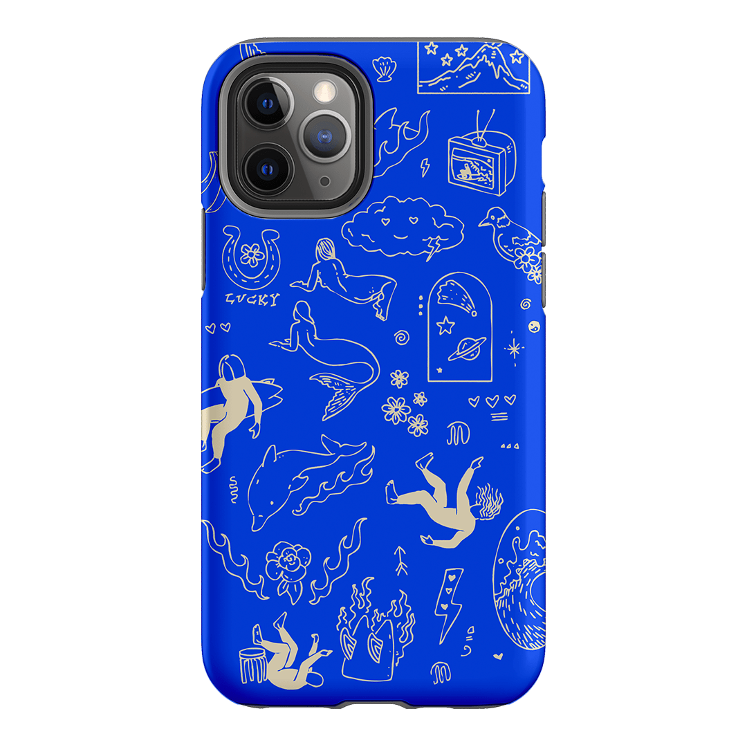 Easty Flash Blue Printed Phone Cases iPhone 11 Pro / Armoured by Easty Beasty - The Dairy