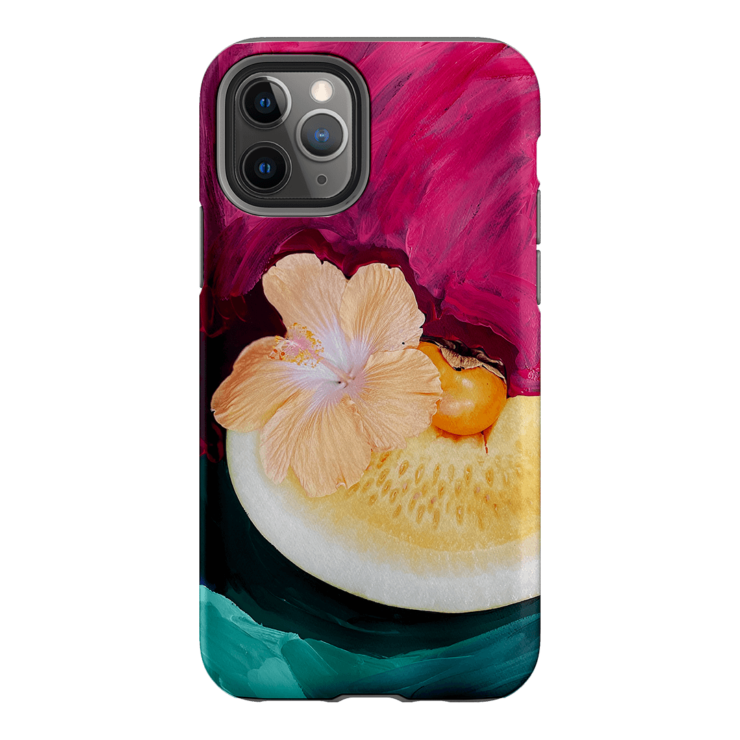 Hibiscus Melon Printed Phone Cases iPhone 11 Pro / Armoured by Nicole Nelius - The Dairy