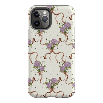 Hydrangea Ribbon Printed Phone Cases iPhone 11 Pro / Armoured by Veronica Tucker - The Dairy