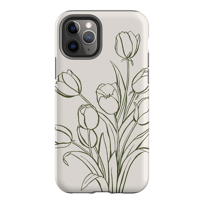 Inked Tulips Printed Phone Cases iPhone 11 Pro / Armoured by Typoflora - The Dairy