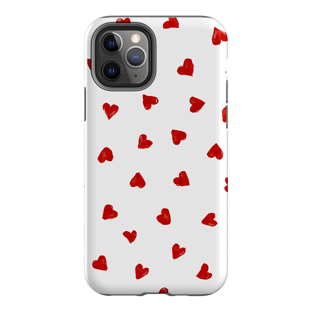 Love Hearts Printed Phone Cases iPhone 11 Pro / Armoured by Oak Meadow - The Dairy