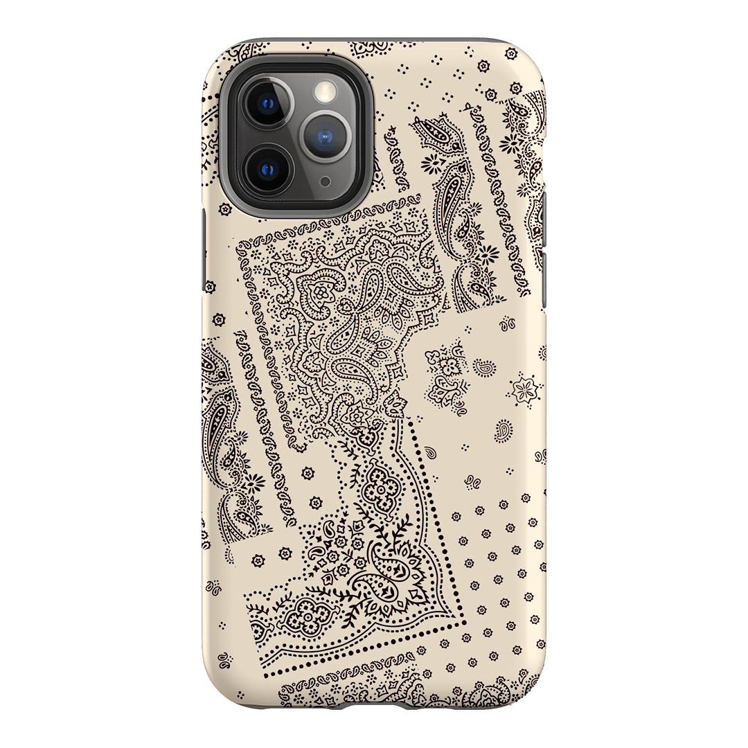 Paisley Ecru Printed Phone Cases iPhone 11 Pro / Armoured by The Dairy - The Dairy