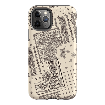 Paisley Ecru Printed Phone Cases iPhone 11 Pro / Armoured by The Dairy - The Dairy