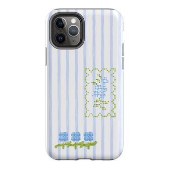 Patchwork Blue Printed Phone Cases iPhone 11 Pro / Armoured by Kayla Carr - The Dairy