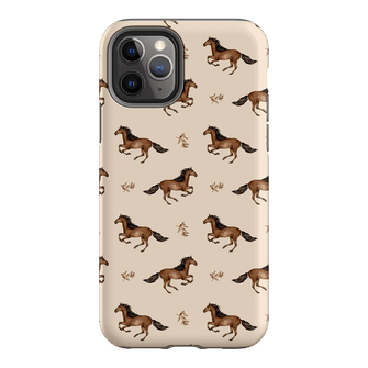 Running Horse Printed Phone Cases iPhone 11 Pro / Armoured by Kasiags Art - The Dairy