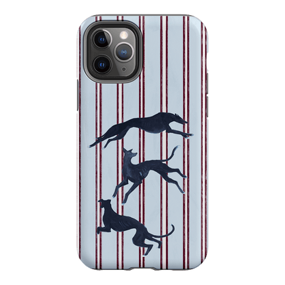 Stripey Hounds Printed Phone Cases iPhone 11 Pro / Armoured by Lisa Hu - The Dairy