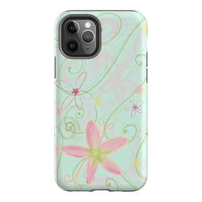 Swirl Blue Printed Phone Cases iPhone 11 Pro / Armoured by Kayla Carr - The Dairy