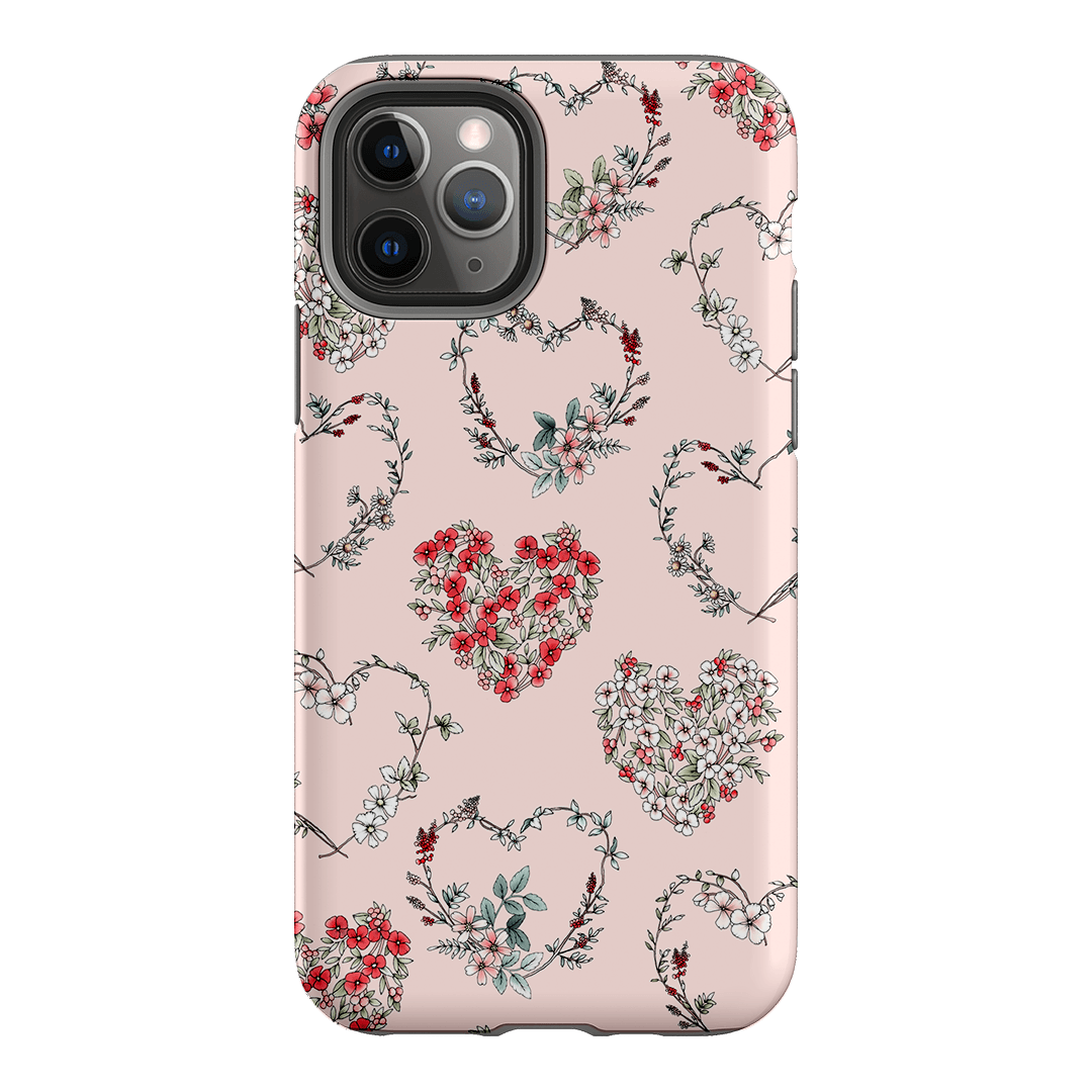 Wild Heart Wreath Printed Phone Cases iPhone 11 Pro / Armoured by Typoflora - The Dairy