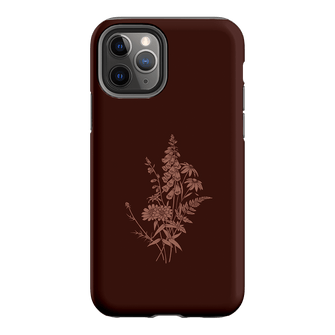 Wildflowers Mocha Printed Phone Cases iPhone 11 Pro / Armoured by Typoflora - The Dairy