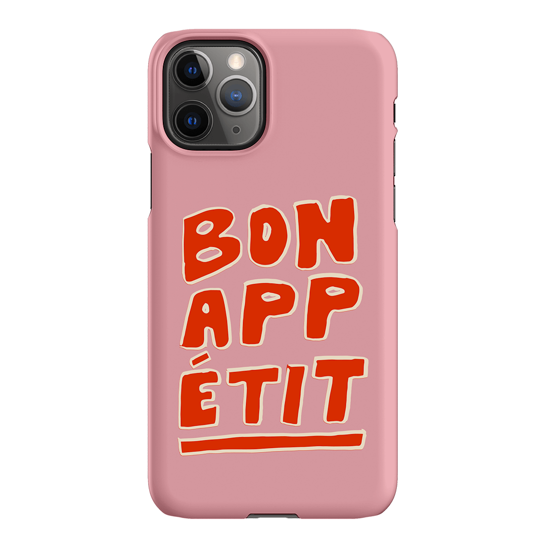 Bon Appetit Pink Printed Phone Cases iPhone 11 Pro Max / Snap by The Dairy - The Dairy