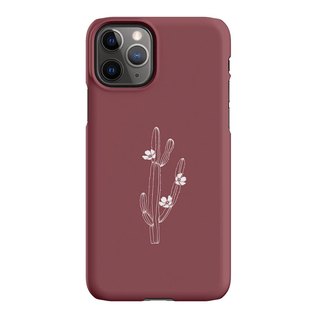 Cactus Flower Printed Phone Cases iPhone 11 Pro Max / Snap by Typoflora - The Dairy