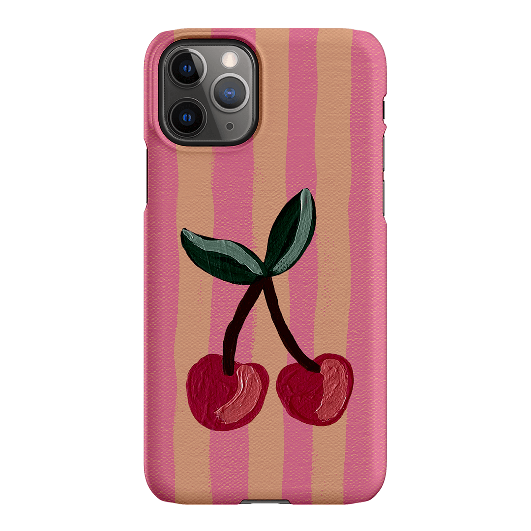 Cherry On Top Printed Phone Cases iPhone 11 Pro Max / Snap by Amy Gibbs - The Dairy