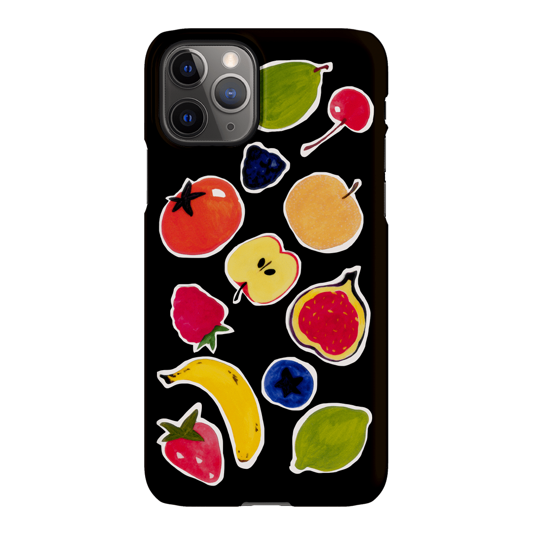 Fruit Stickers Printed Phone Cases iPhone 11 Pro Max / Snap by Studio Bon - The Dairy