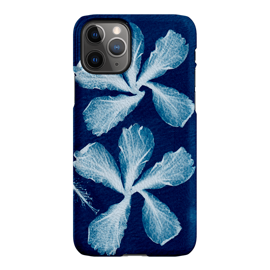 Hibiscus Cyanotype Printed Phone Cases iPhone 11 Pro Max / Snap by Sally Hungerford - The Dairy