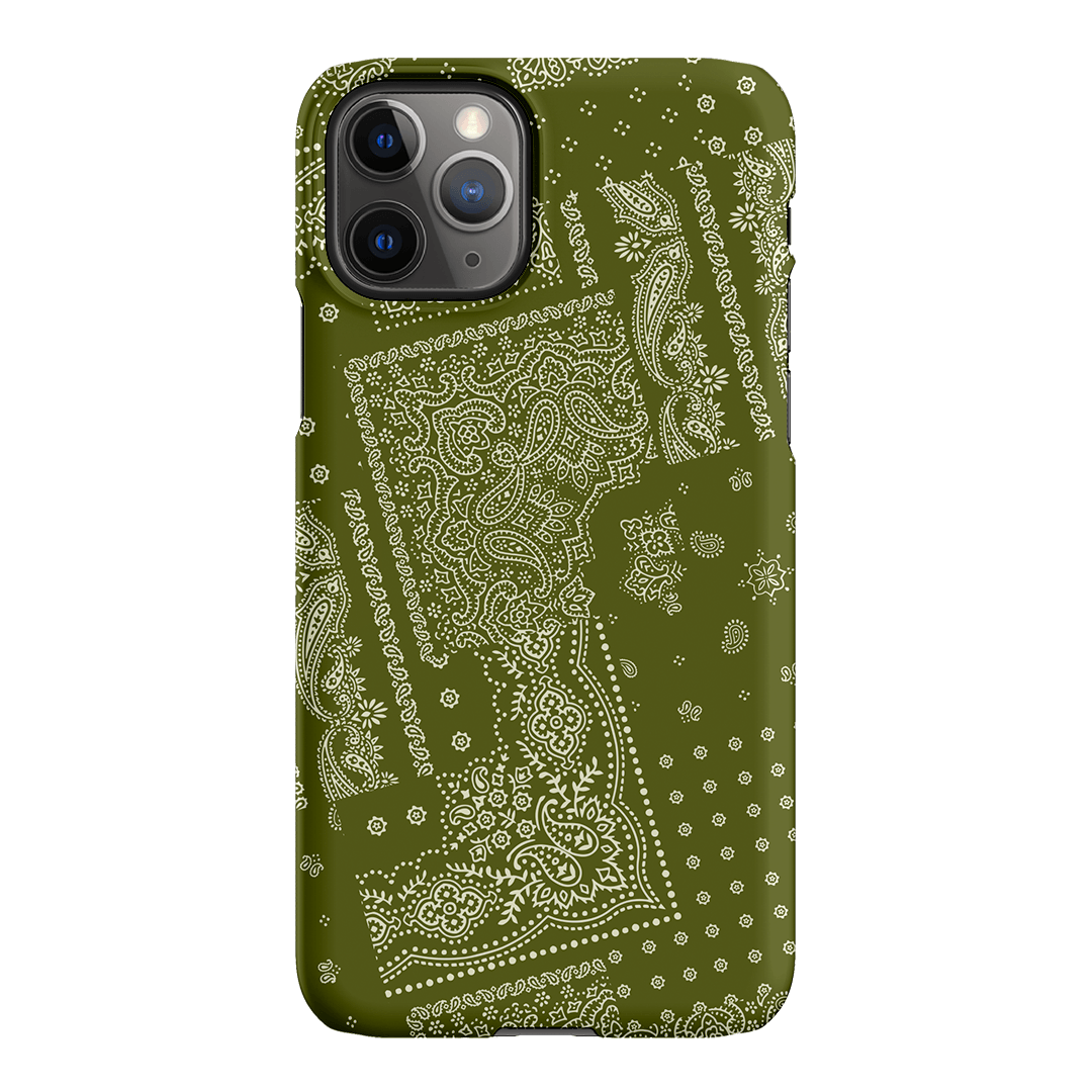 Paisley Fern Printed Phone Cases iPhone 11 Pro Max / Snap by The Dairy - The Dairy