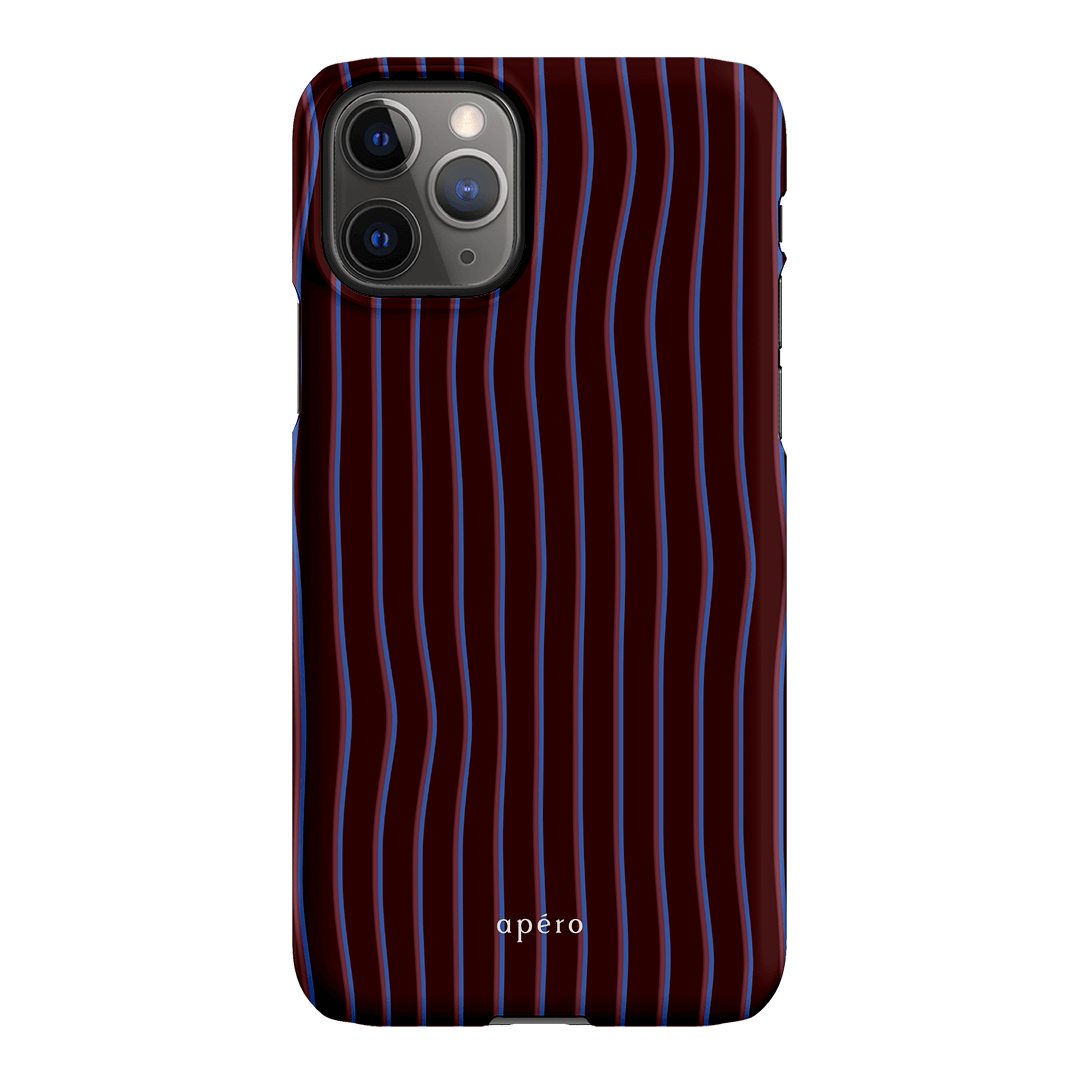 Panama Burgundy Printed Phone Cases iPhone 11 Pro Max / Snap by Apero - The Dairy