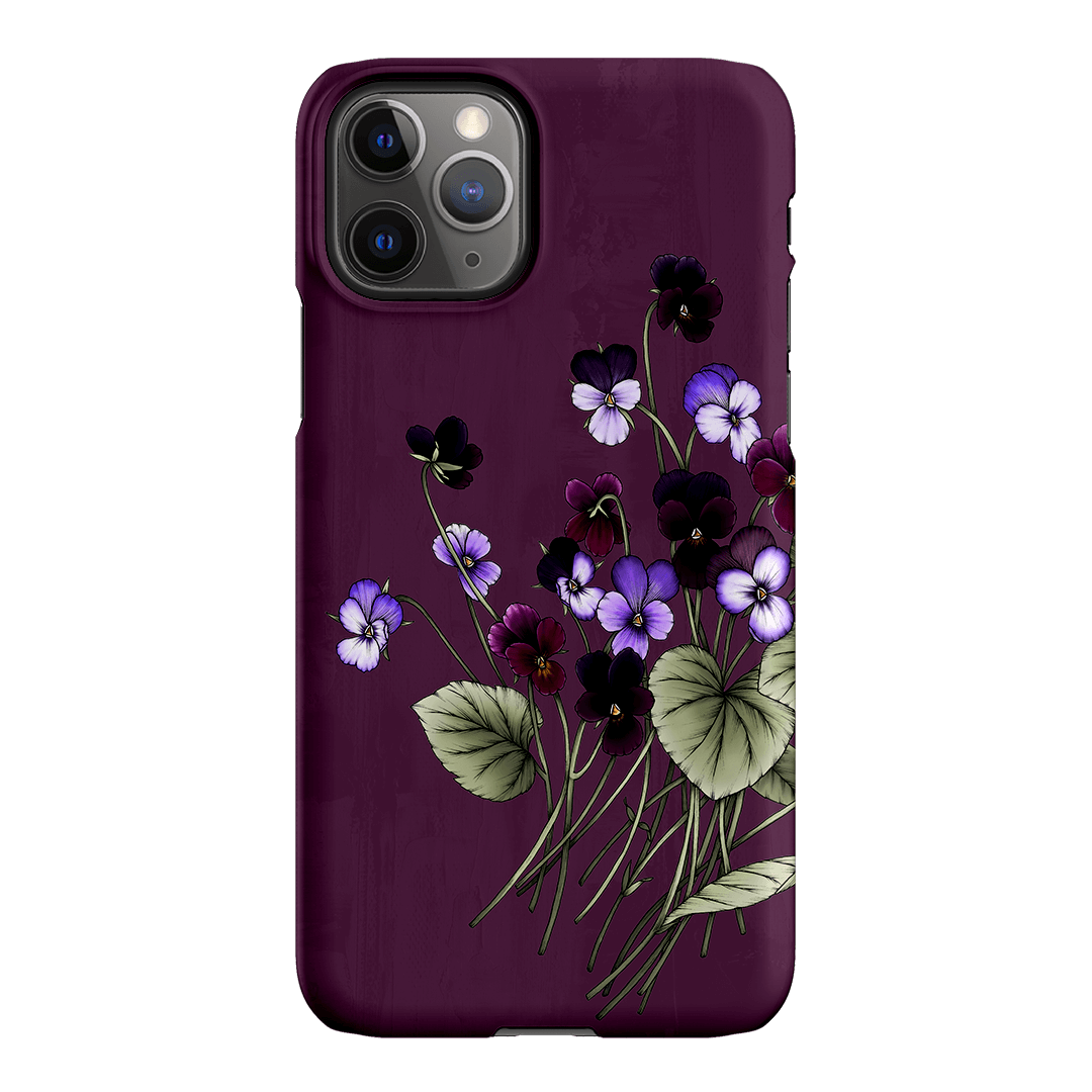 Viola Printed Phone Cases iPhone 11 Pro Max / Snap by Typoflora - The Dairy