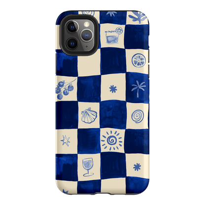 Afternoon Mezze Azure Printed Phone Cases iPhone 11 Pro Max / Armoured by Charlie Taylor - The Dairy
