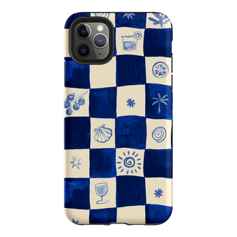 Afternoon Mezze Azure Printed Phone Cases iPhone 11 Pro Max / Armoured by Charlie Taylor - The Dairy