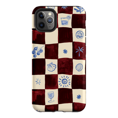 Afternoon Mezze Maroon Printed Phone Cases iPhone 11 Pro Max / Armoured by Charlie Taylor - The Dairy
