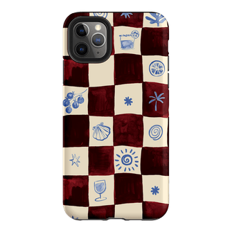 Afternoon Mezze Maroon Printed Phone Cases iPhone 11 Pro Max / Armoured by Charlie Taylor - The Dairy