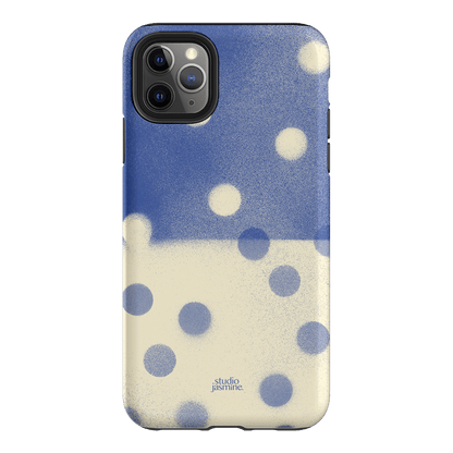 Bleu Polka Dot Printed Phone Cases iPhone 11 Pro Max / Armoured by Jasmine Dowling - The Dairy