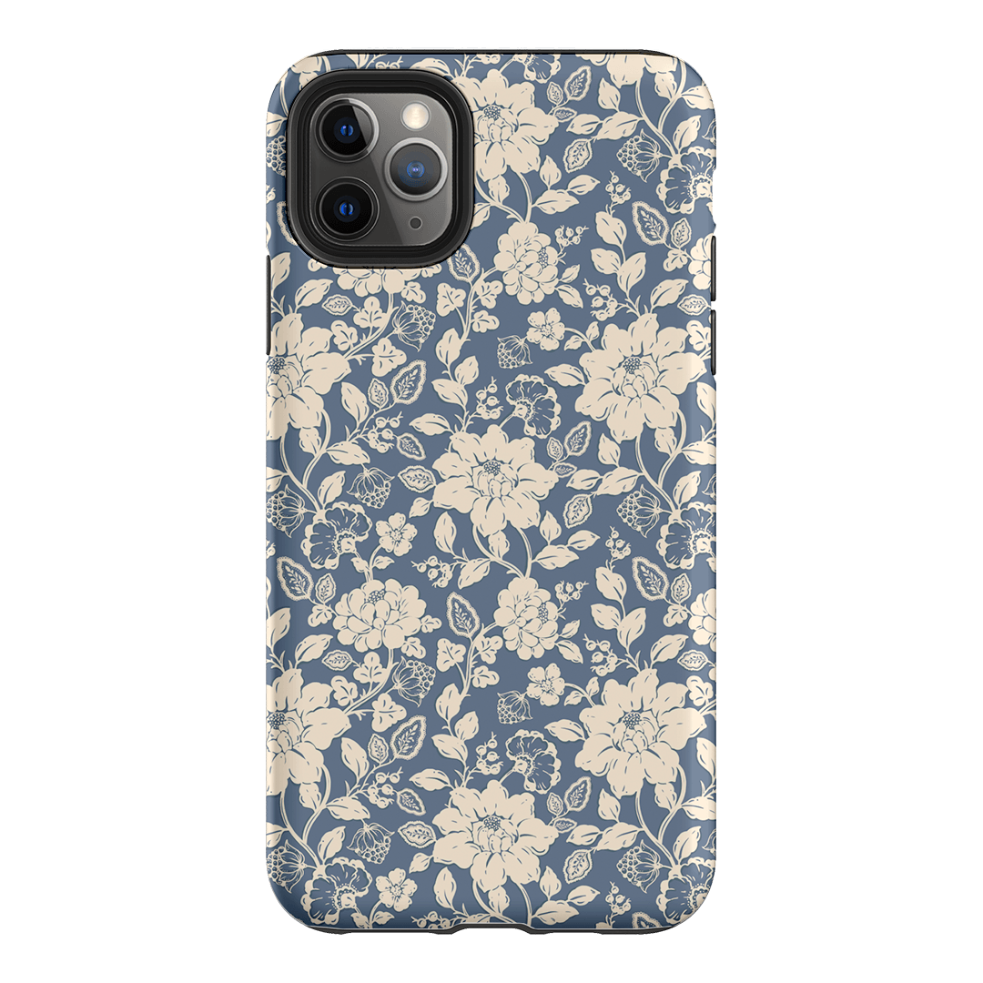 Blue Garden Printed Phone Cases iPhone 11 Pro Max / Armoured by Kasiags Art - The Dairy