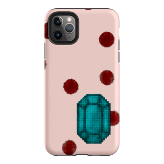 December Turquoise Printed Phone Cases iPhone 11 Pro Max / Armoured by Joiana - The Dairy