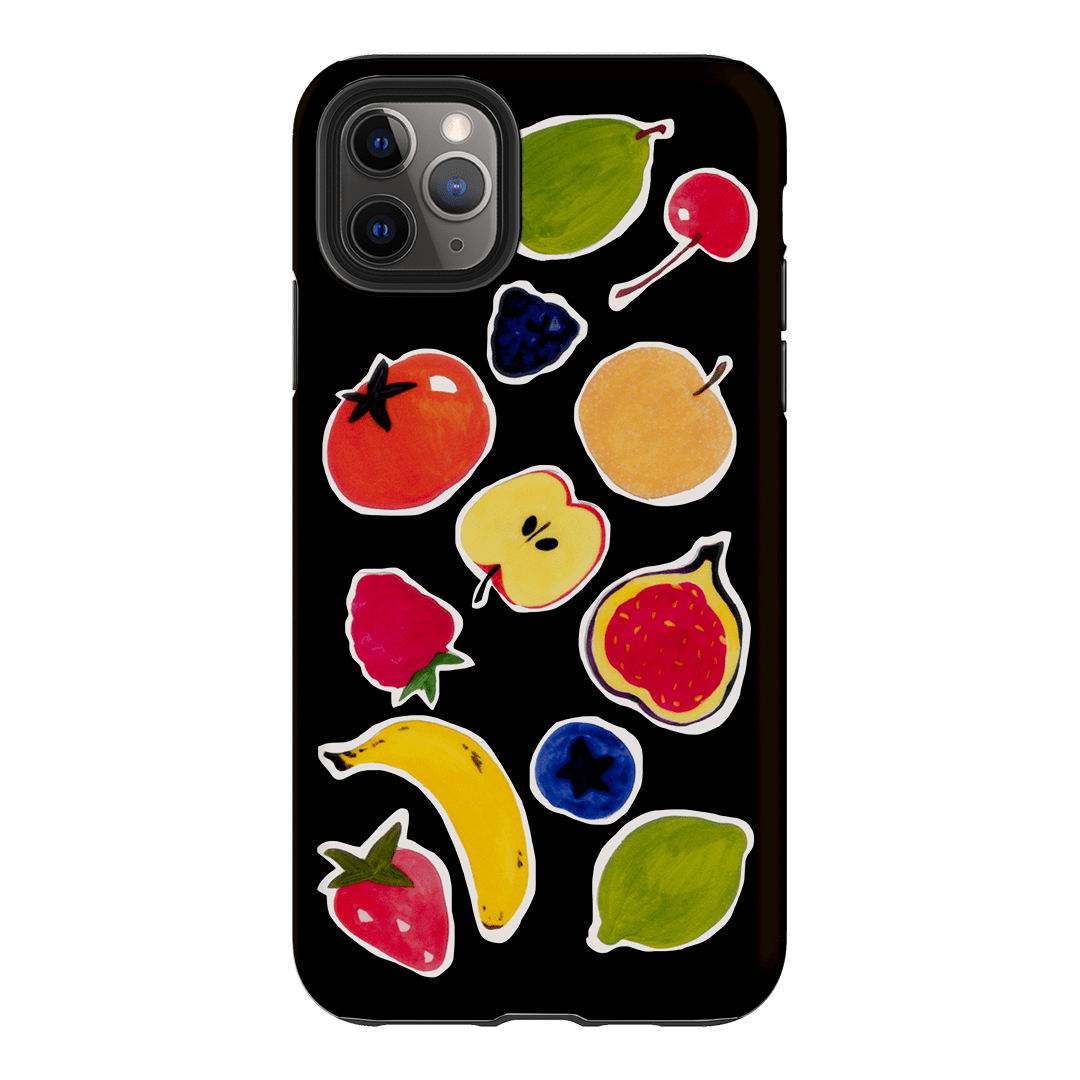 Fruit Stickers Printed Phone Cases iPhone 11 Pro Max / Armoured by Studio Bon - The Dairy