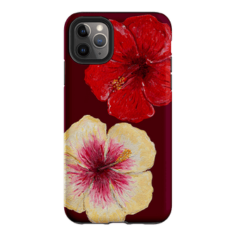 Hibiscus Flower Printed Phone Cases iPhone 11 Pro Max / Armoured by BG. Studio - The Dairy
