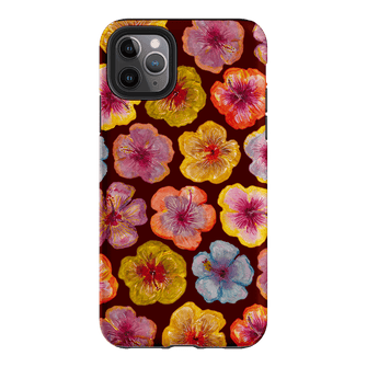 Hibiscus Holiday Rouge Printed Phone Cases iPhone 11 Pro Max / Armoured by BG. Studio - The Dairy
