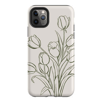Inked Tulips Printed Phone Cases iPhone 11 Pro Max / Armoured by Typoflora - The Dairy