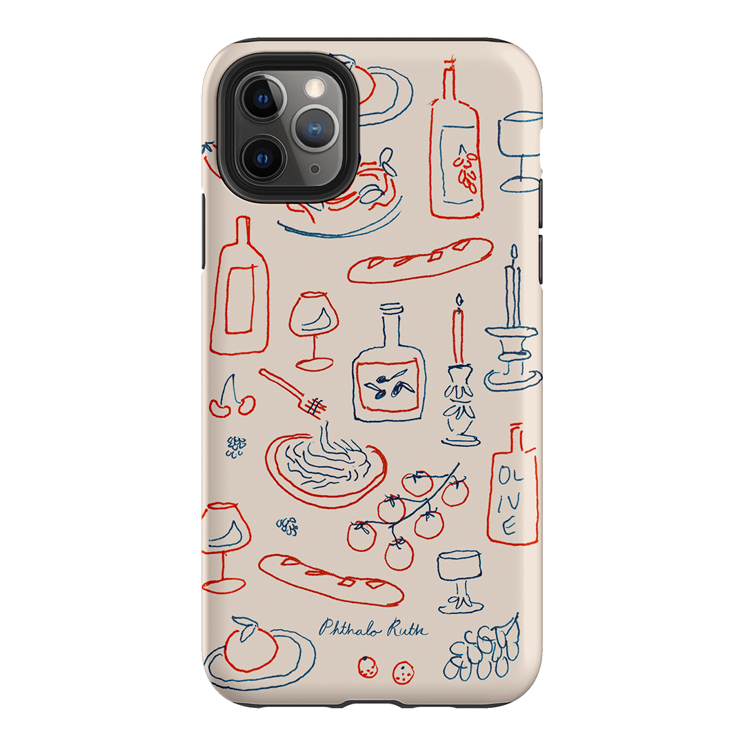 Italian Fare Printed Phone Cases iPhone 11 Pro Max / Armoured by Phthalo Ruth - The Dairy