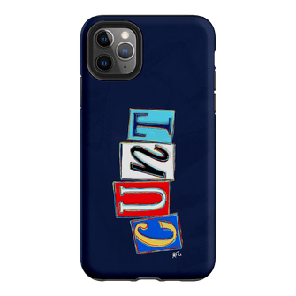Lil Cnts Blue Printed Phone Cases iPhone 11 Pro Max / Armoured by Margarbs Art - The Dairy