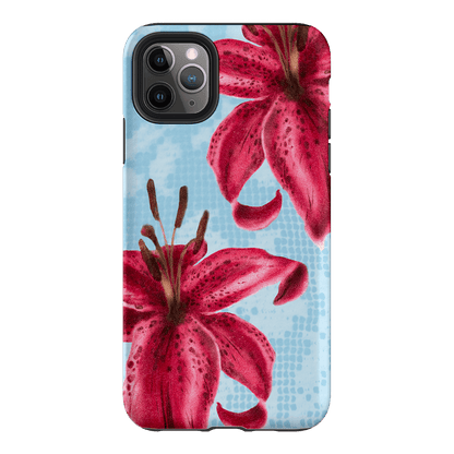 Lillies Printed Phone Cases iPhone 11 Pro Max / Armoured by Sally Hungerford - The Dairy
